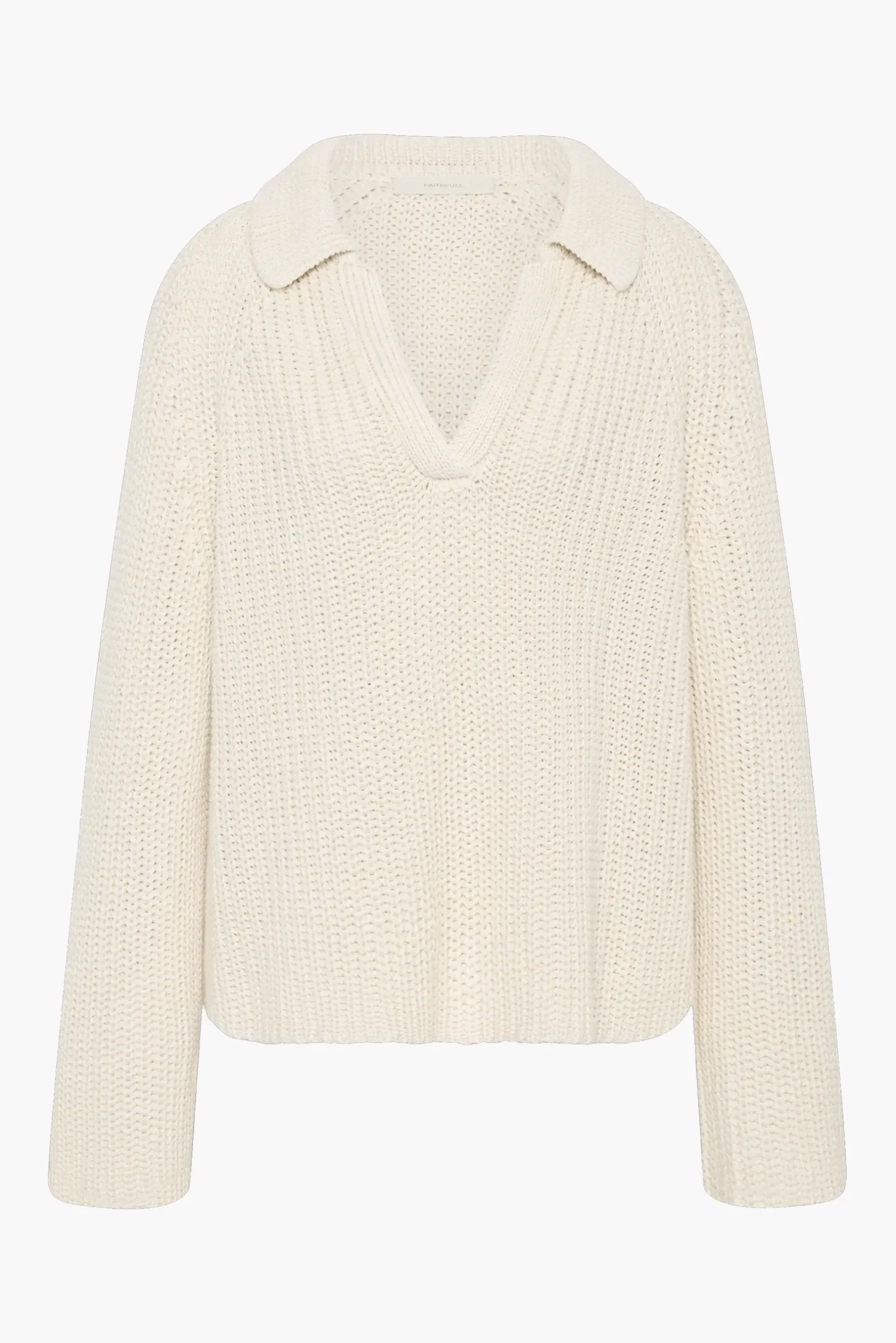 Shop FAITHFULL THE BRAND COLMIER SWEATER Beige