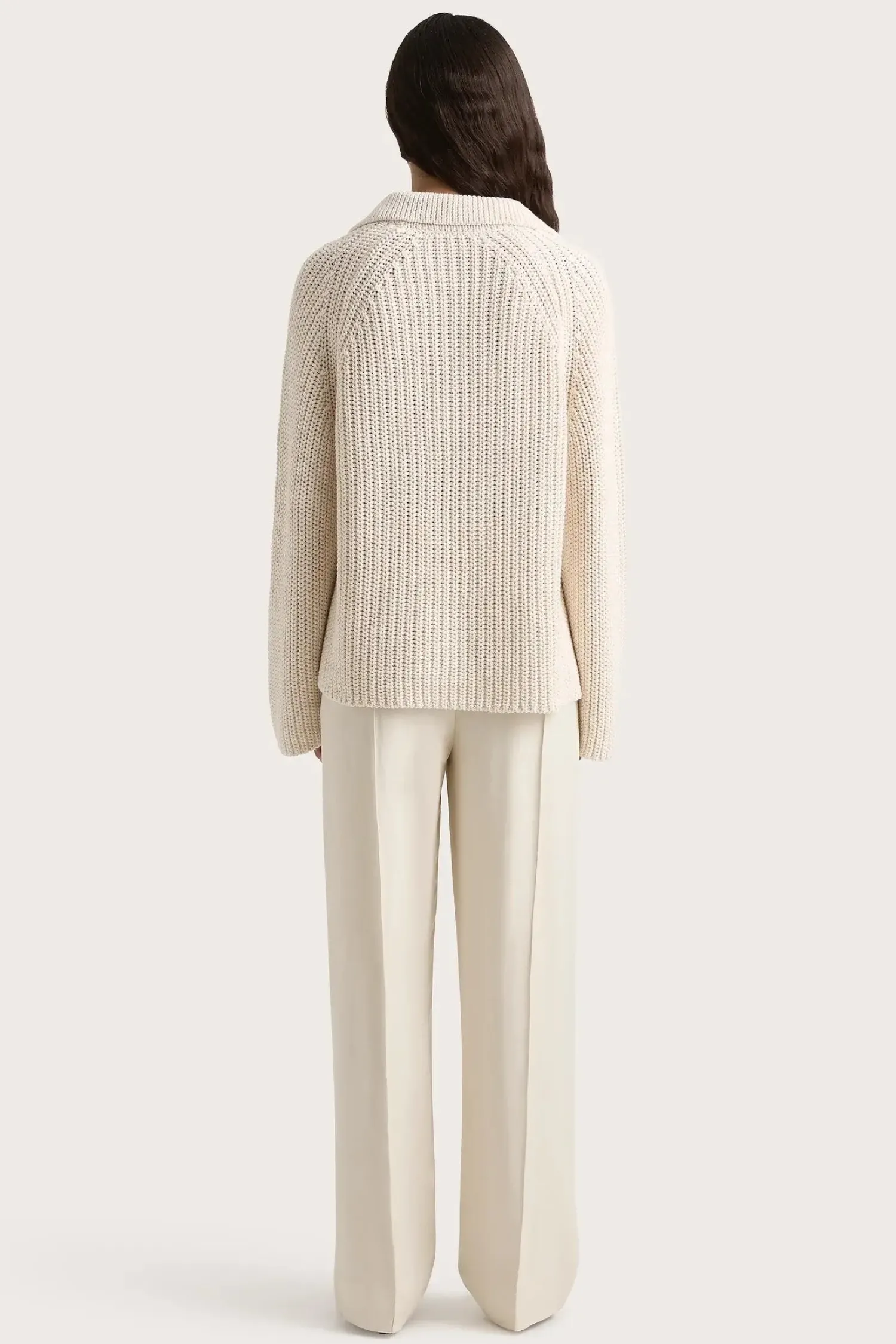 Shop FAITHFULL THE BRAND COLMIER SWEATER Beige