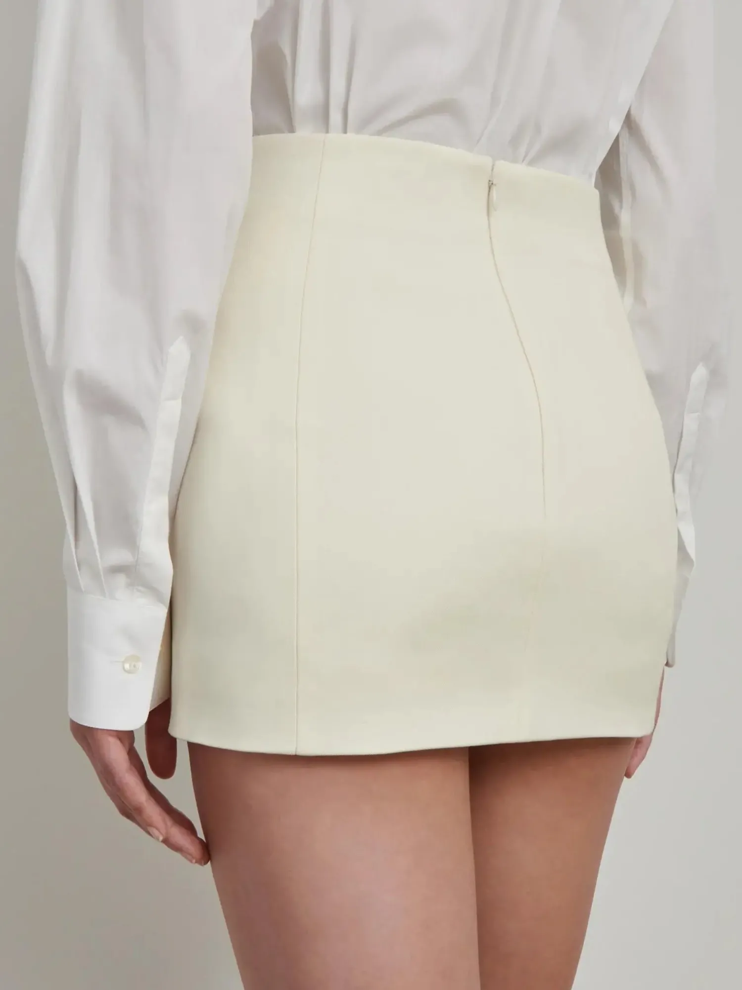 Outlet WARDROBE.NYC COLUMN SKIRT MINI