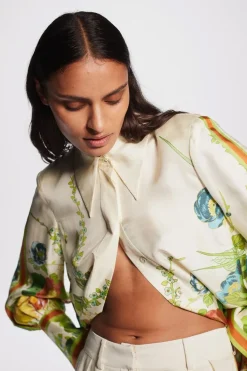 New ALÉMAIS CONSTANCE SHIRT Cream