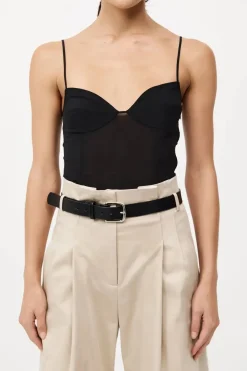 Fashion ST. AGNI COTTON PAPERBAG WAIST TROUSERS