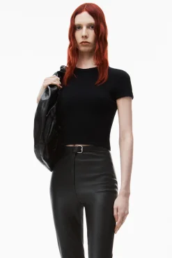 Clearance ALEXANDERWANG.T CREW NECK SHORT SLEEVE BABY TEE