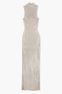 Clearance CHRISTOPHER ESBER CRISTALLA KNIT TANK GOWN Natural