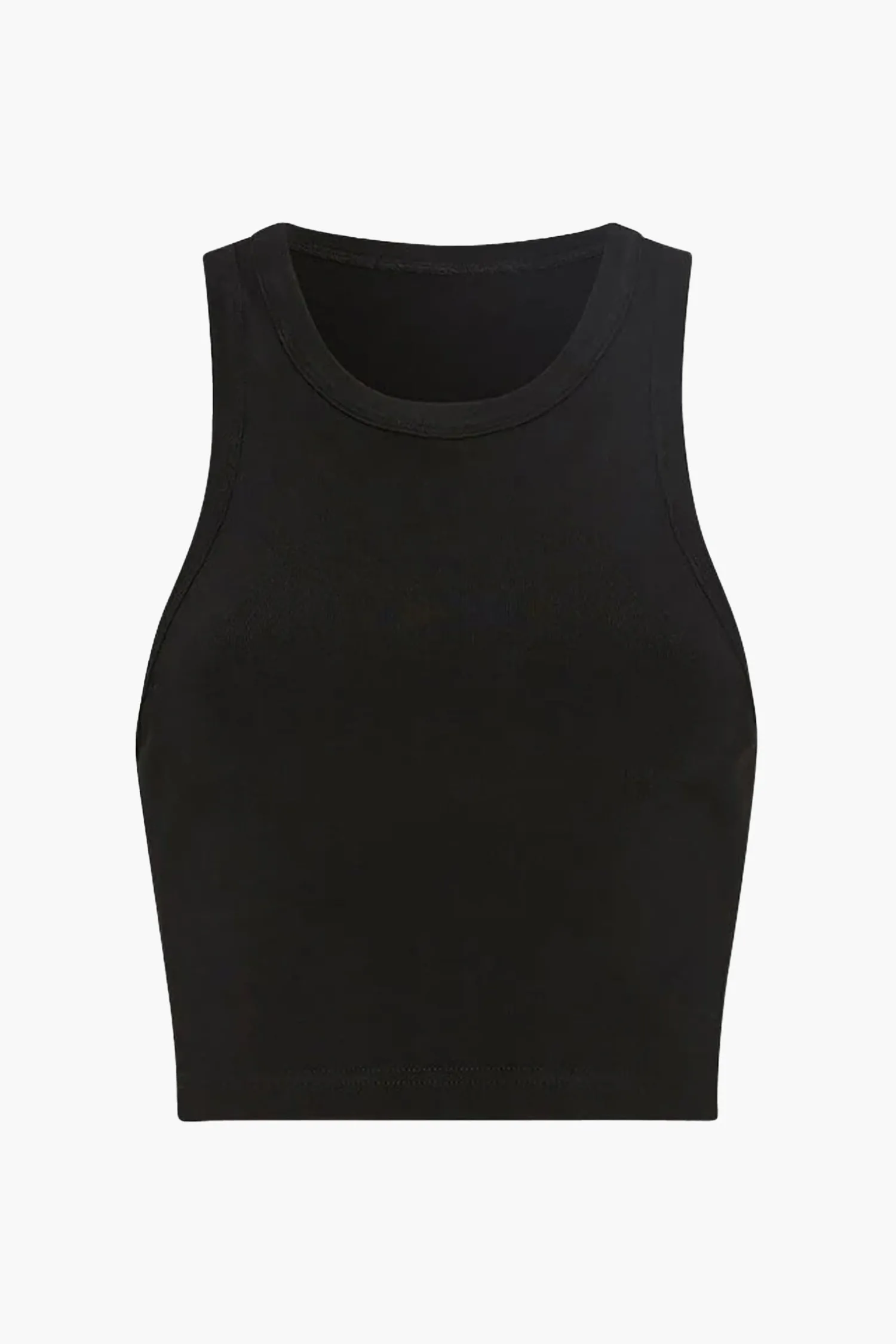 Shop ESSE CROP TANK TOP Black