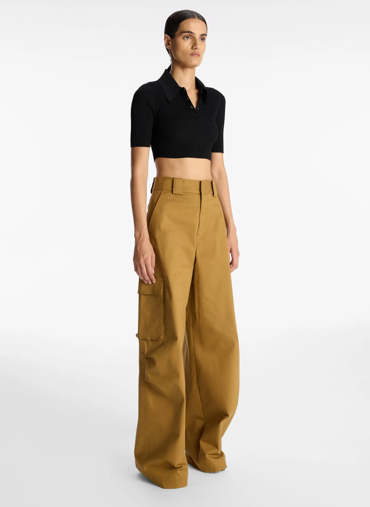Flash Sale A.L.C CROPPED ATLAS Black