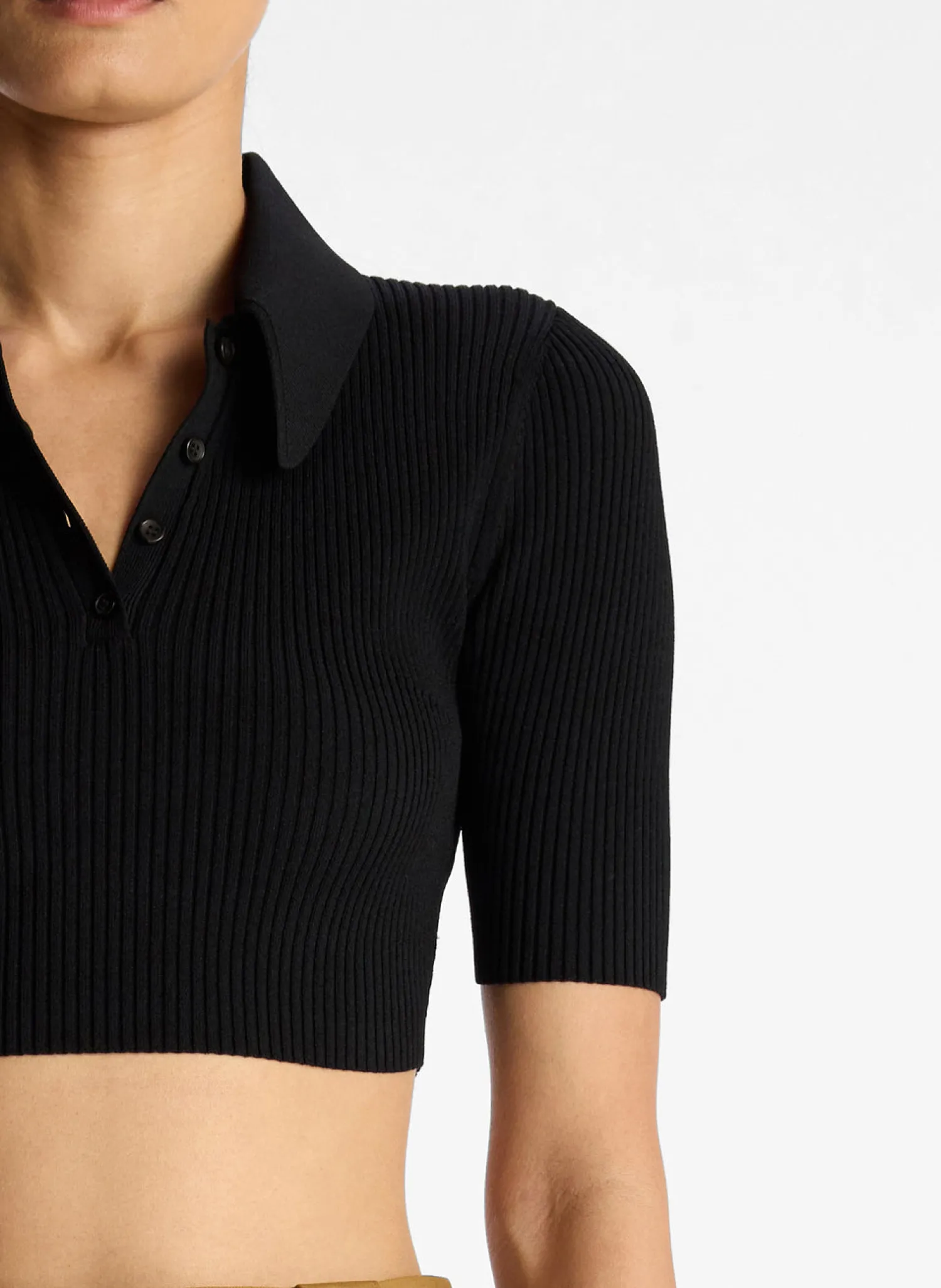 Flash Sale A.L.C CROPPED ATLAS Black