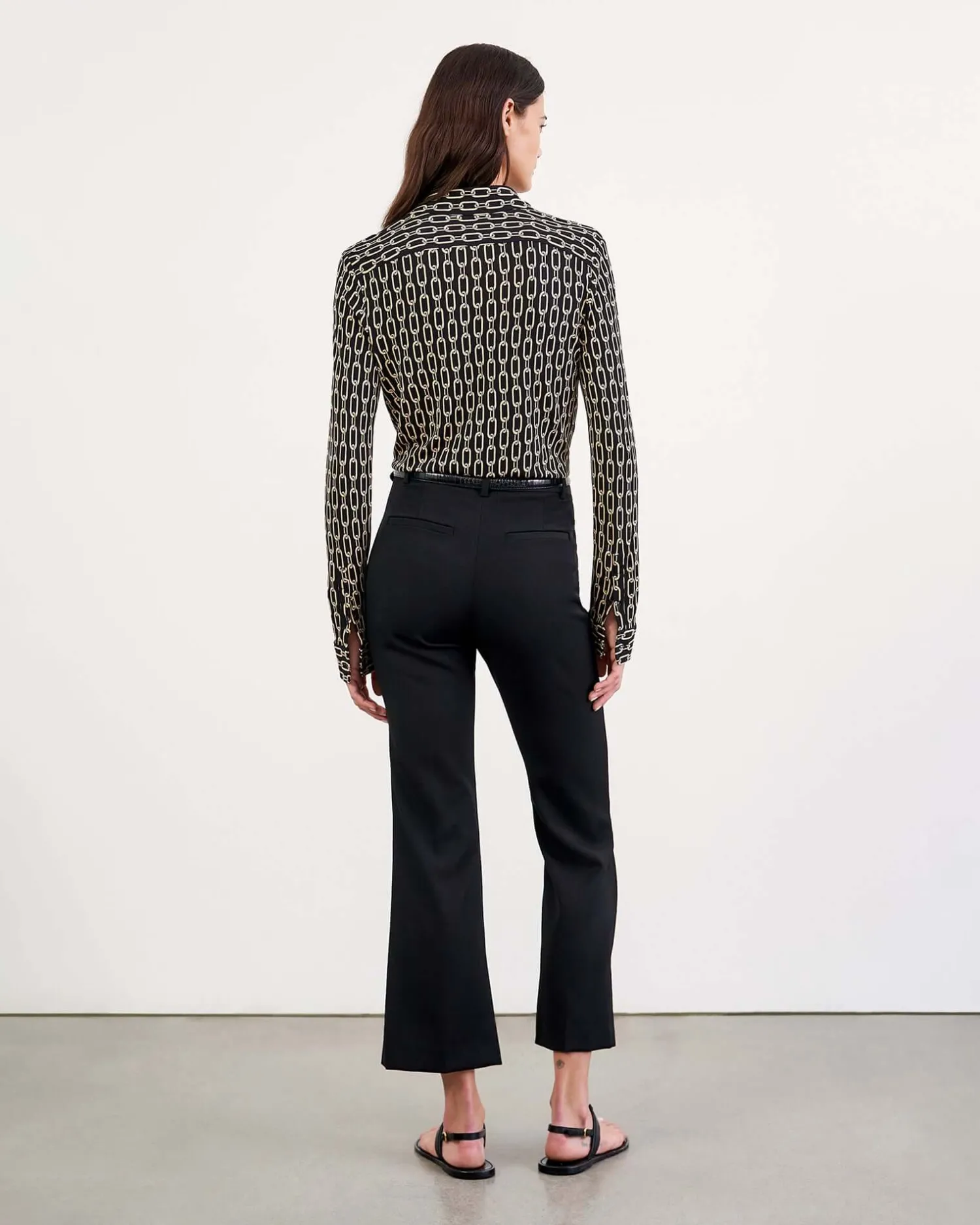 Store NILI LOTAN CROPPED CORETTE PANT Black