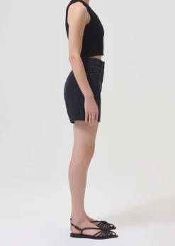Fashion AGOLDE CROPPED POPPY TANK Black