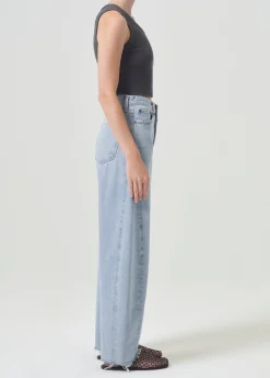 Outlet AGOLDE CROPPED POPPY TANK Raven