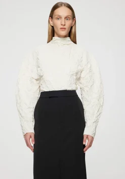 Hot RÓHE CRUSHED TAFFETA SCULPTURAL TOP