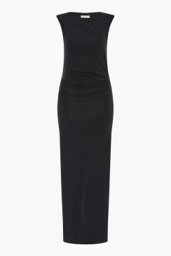 Sale ST. AGNI CUPRO JERSEY DRAPE DRESS