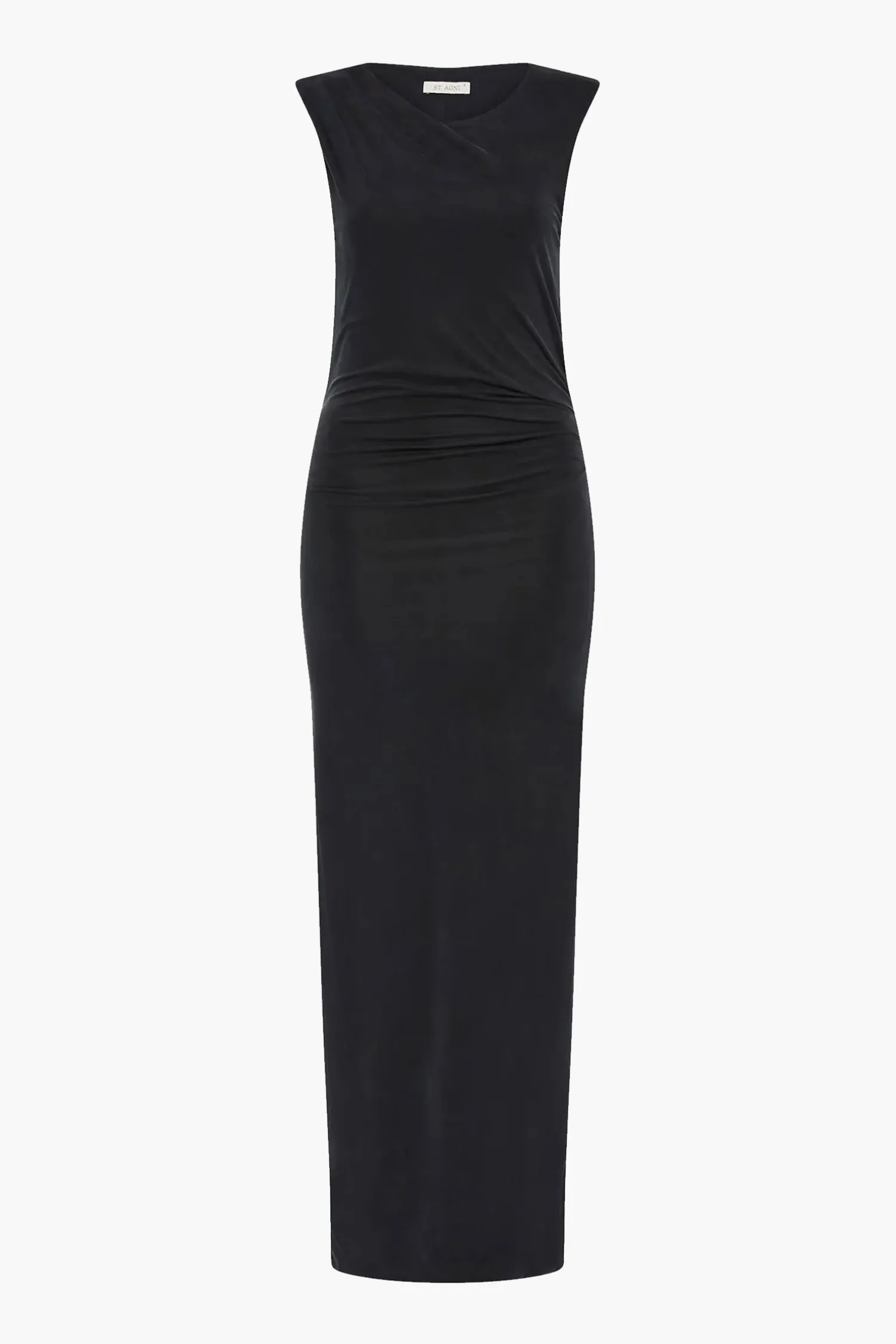 Sale ST. AGNI CUPRO JERSEY DRAPE DRESS