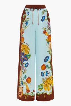 Hot ALÉMAIS DAHLIA FLORAL LINEN PANT