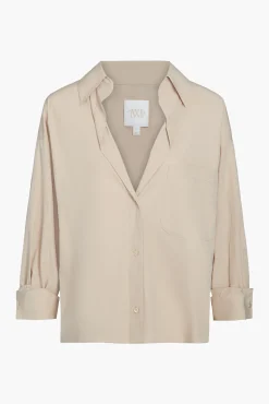New TWP DAY AFTER COTTON SHIRT Sandstone