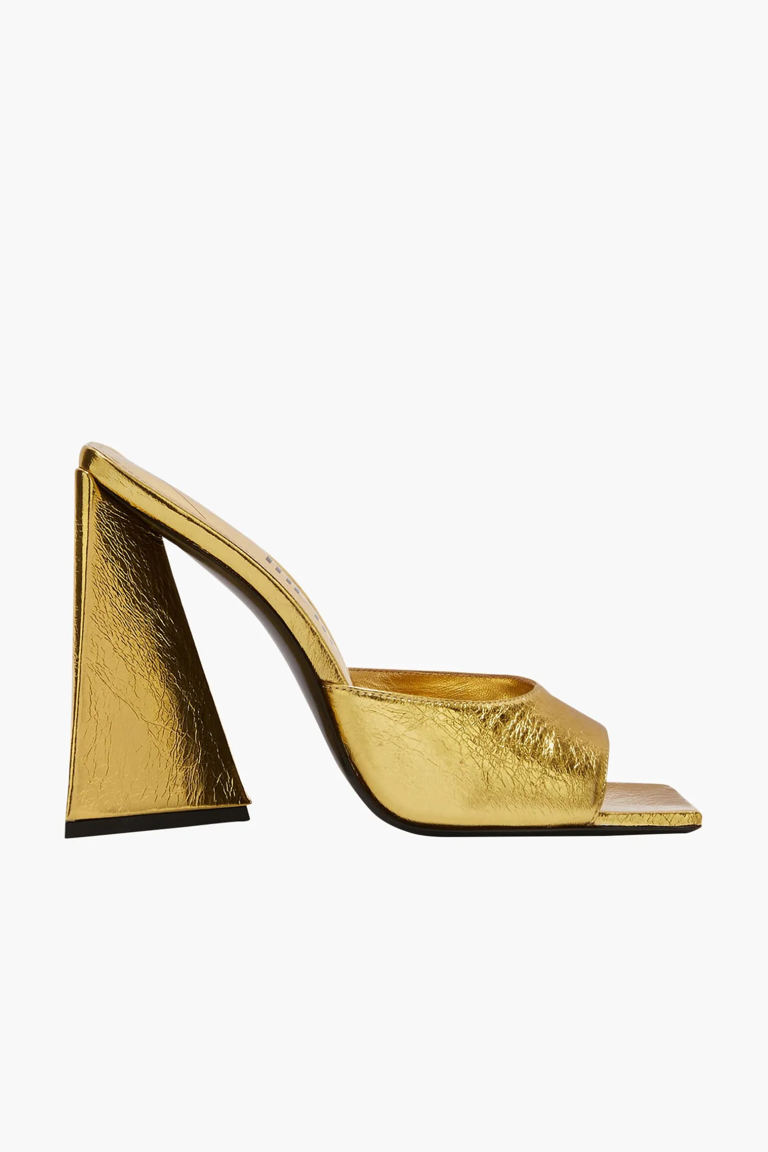 Shop THE ATTICO DEVON MULE Gold