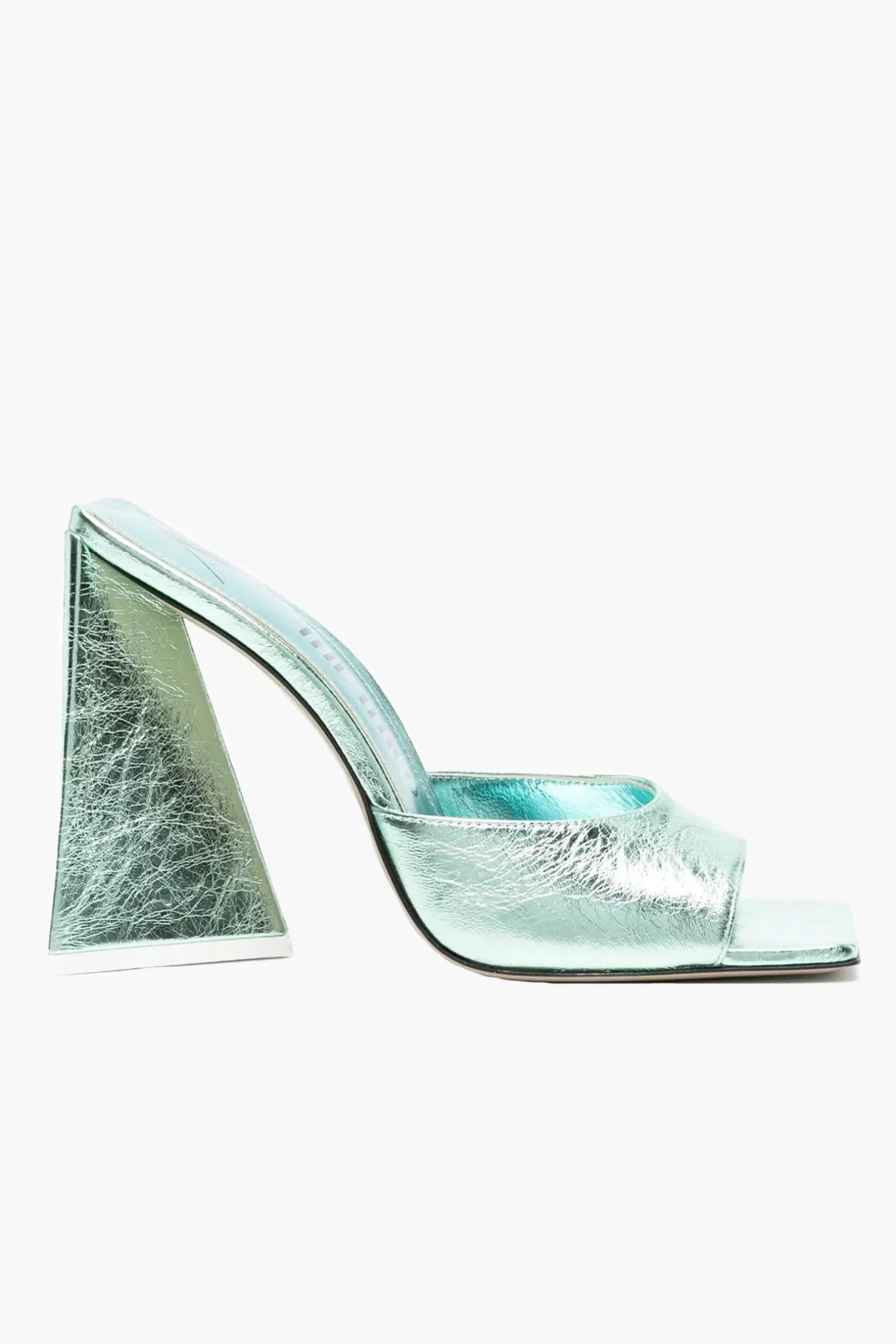 Shop THE ATTICO DEVON MULE Aquamarine