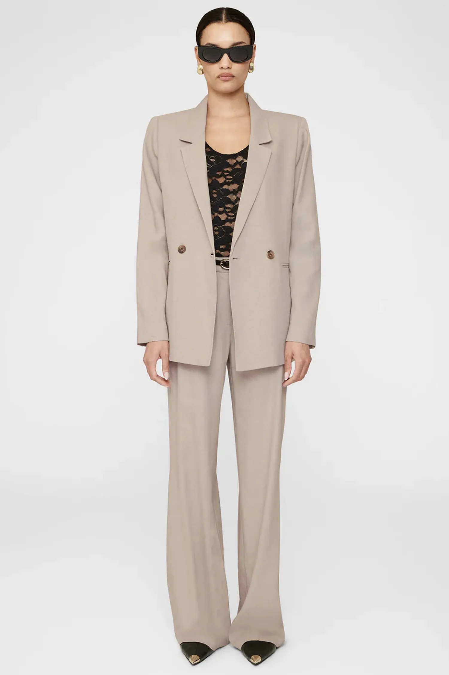 New ANINE BING DIANA BLAZER SandBeige