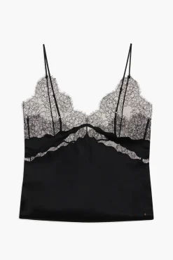 Cheap ANINE BING DOROTHY CAMISOLE Black