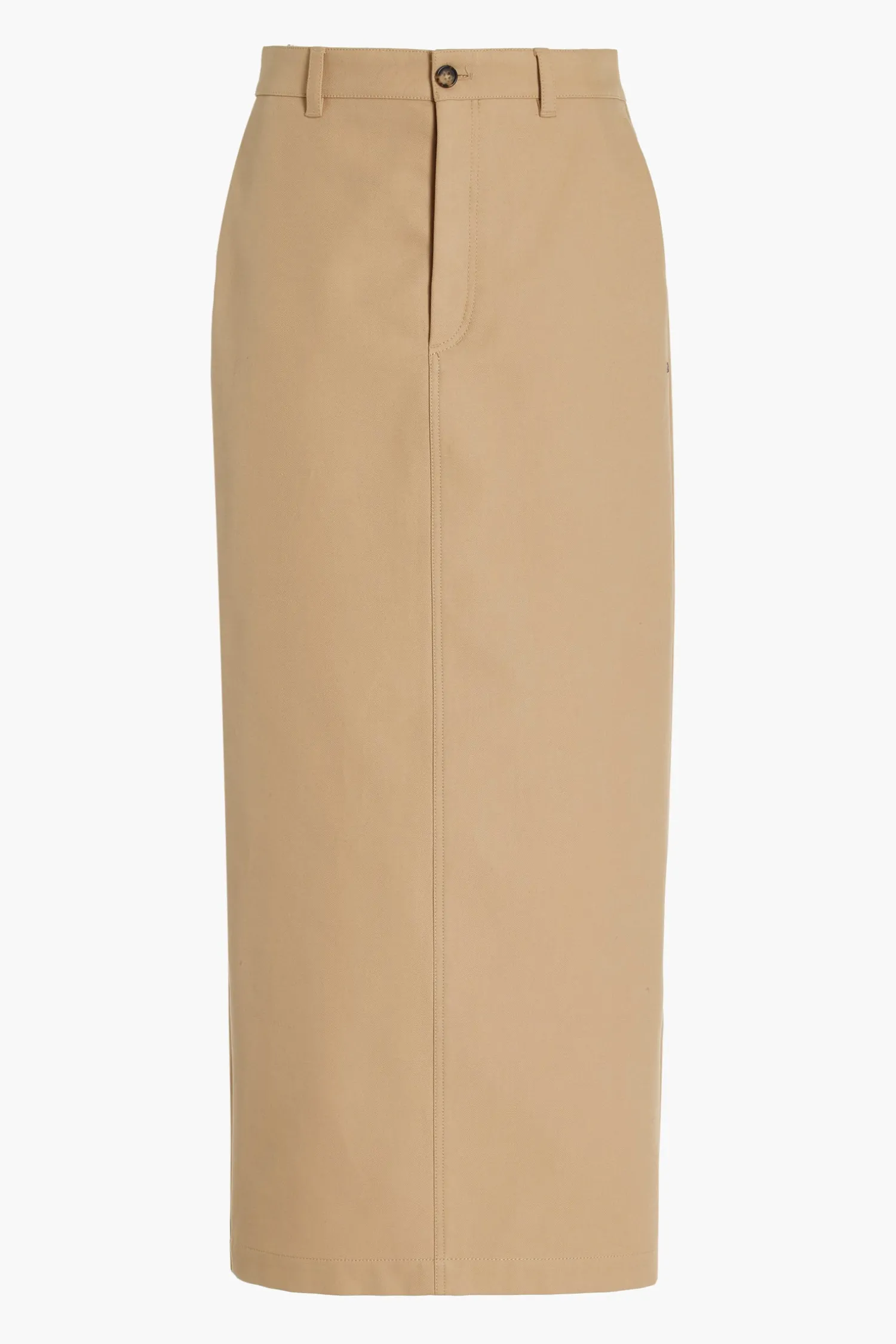 Flash Sale WARDROBE.NYC DRILL COLUMN SKIRT Khaki