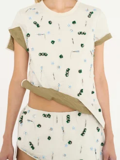Discount CHRISTOPHER ESBER EMBLA BEADED CRUSHED TEE