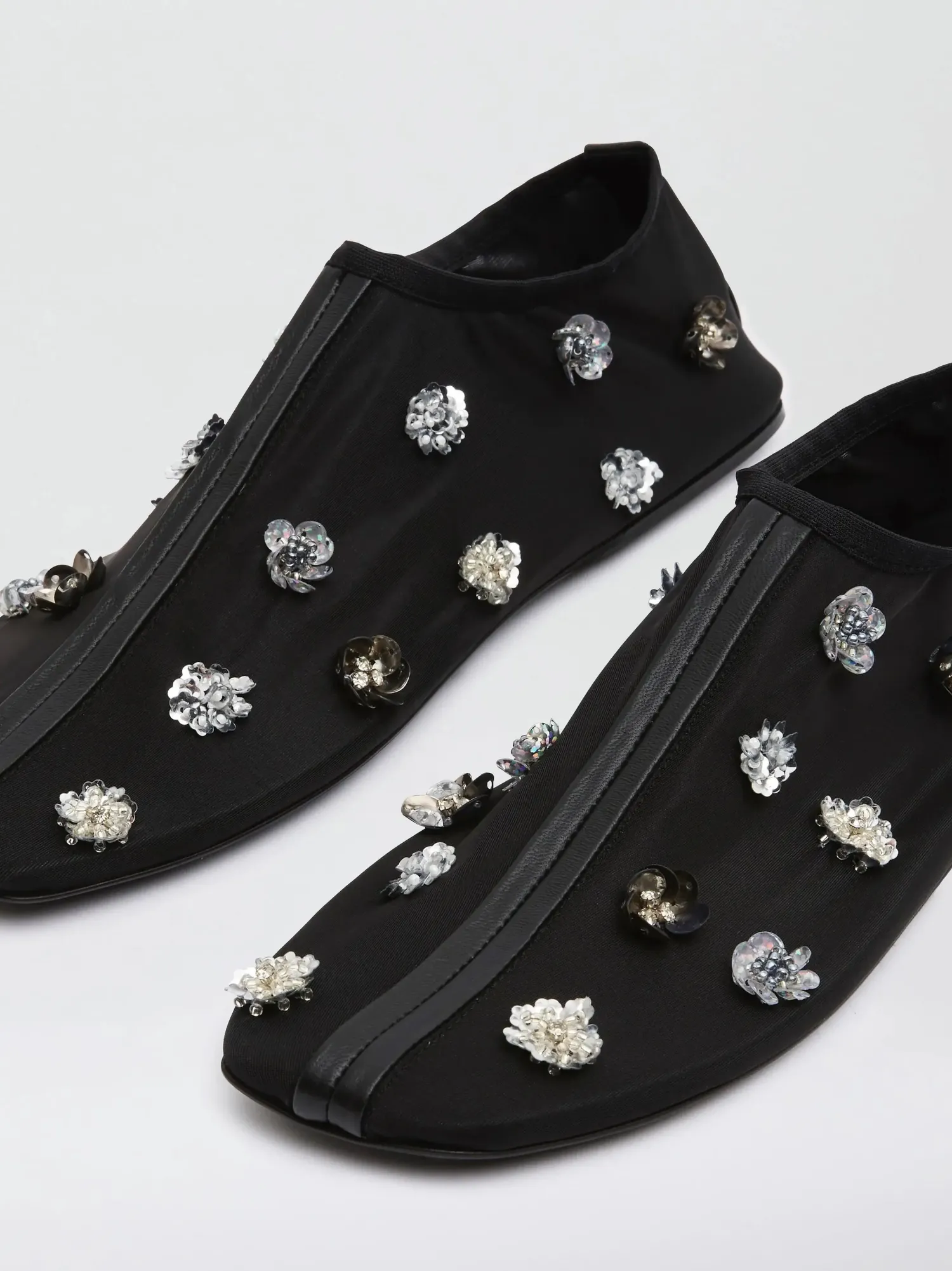 Best CHRISTOPHER ESBER EMBLA BEADED MESH FLAT BlackMulti