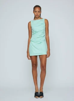 Cheap WYNN HAMLYN EMMA MINI DRESS Honeydew