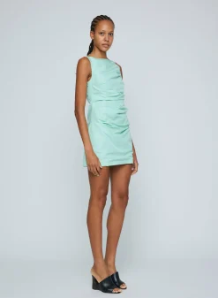 Cheap WYNN HAMLYN EMMA MINI DRESS Honeydew