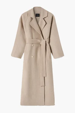 New A.EMERY EVANS COAT AlmondMelange