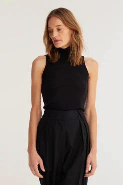 Cheap RÓHE FINE MERINO SLEEVELESS TURTLENECK