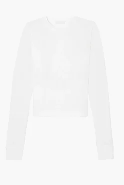 Cheap WARDROBE.NYC FITTED LONG SLEEVE TEE White