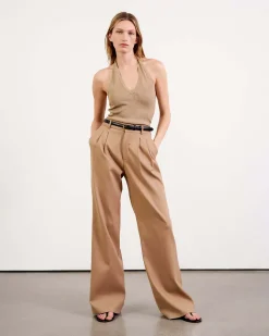 Discount NILI LOTAN FLAVIE PANT Camel