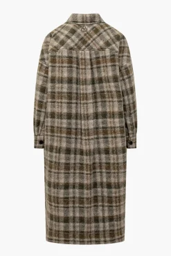 Flash Sale ISABEL MARANT ÉTOILE FONTIZI COAT Khaki/Ecru
