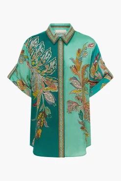 Shop ALÉMAIS FRANCA SHIRT Blue