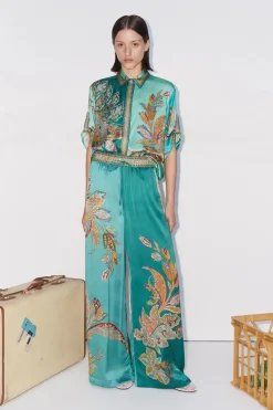 Shop ALÉMAIS FRANCA SHIRT Blue