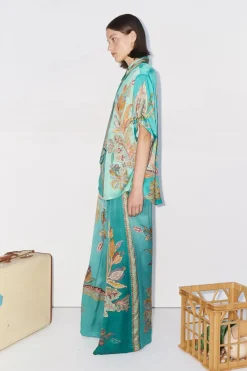 Shop ALÉMAIS FRANCA SHIRT Blue