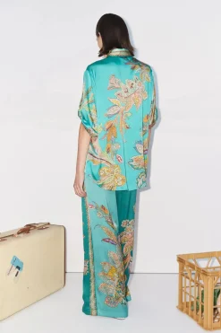 Shop ALÉMAIS FRANCA SHIRT Blue