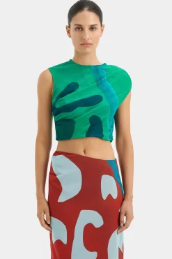 Online SIR FRANKIE GATHERED TOP