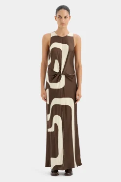 Outlet SIR FREDDIE TWIST MIDI DRESS PosterPrint