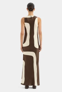 Outlet SIR FREDDIE TWIST MIDI DRESS PosterPrint