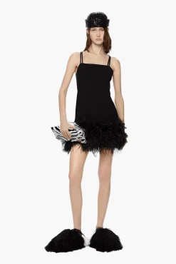 Fashion THE ATTICO FUJIKO MINI DRESS Black
