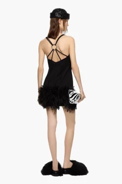 Fashion THE ATTICO FUJIKO MINI DRESS Black