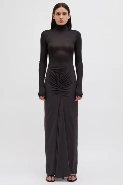 Outlet CHRISTOPHER ESBER FUSION L/S GATHERED DRESS Jet