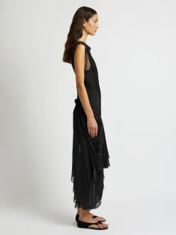 Online CHRISTOPHER ESBER GALATHEA ASSYMETRIC LONG DRESS