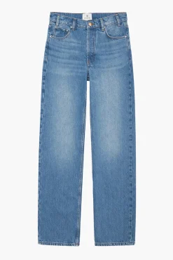 New ANINE BING GAVIN LONG JEAN AtlanticWashedBlue