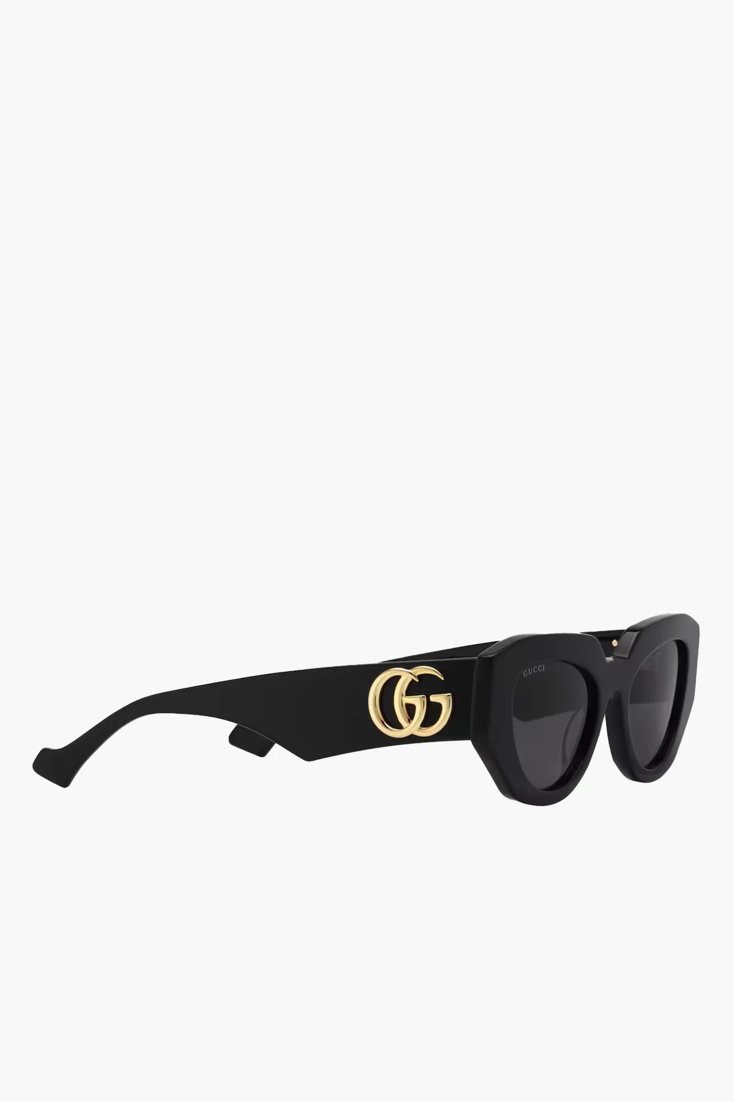 Discount GUCCI GEOMETRIC-FRAME SUNGLASSES Black