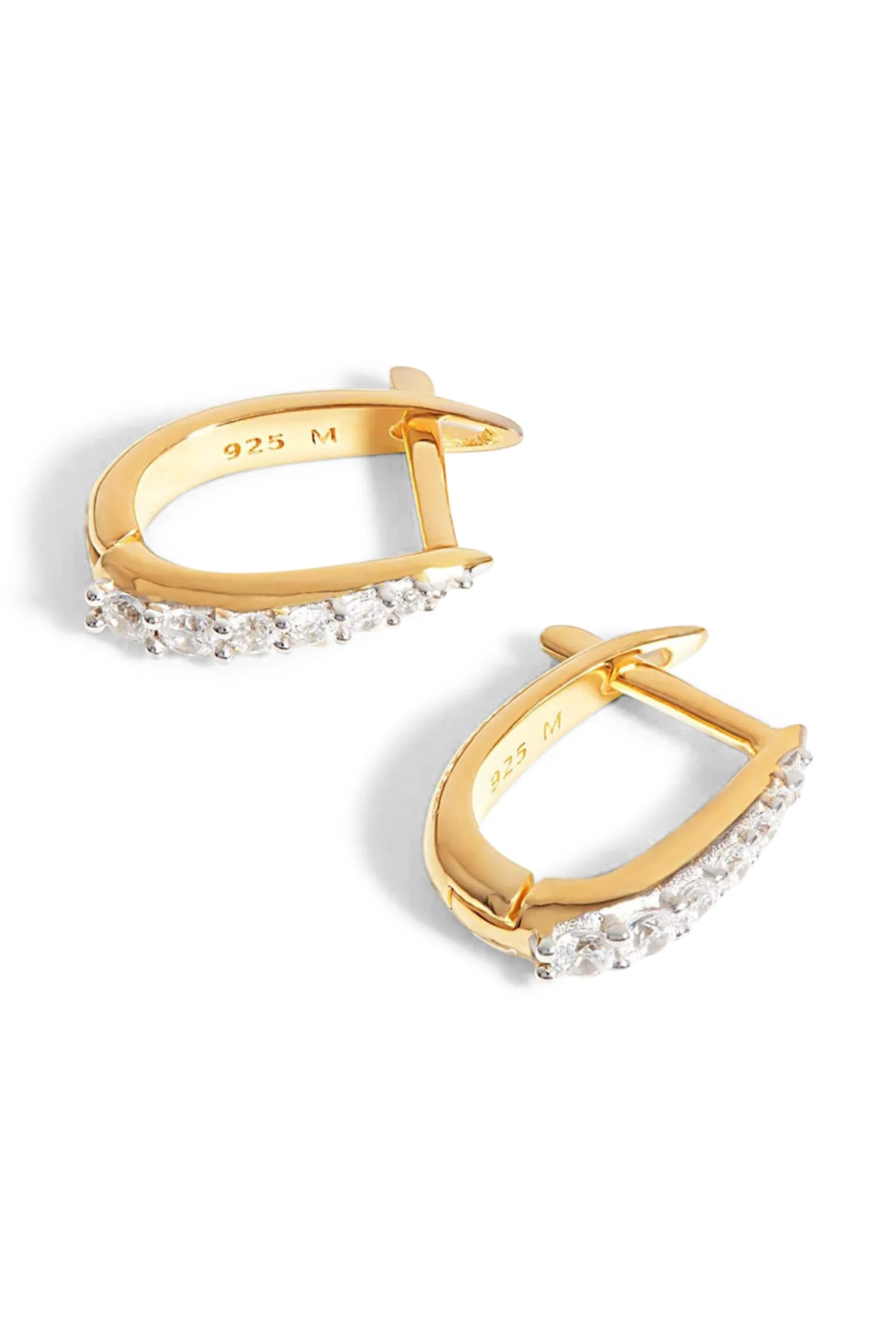 Discount MISSOMA GOLD PAVE CLAW HUGGIES