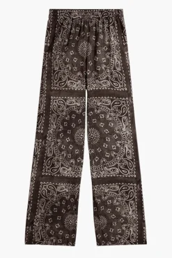 Fashion GOLDEN GOOSE GOLDEN W'S JOGGING PANTS PAISLEY PRINT Anthracitegray