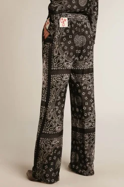 Fashion GOLDEN GOOSE GOLDEN W'S JOGGING PANTS PAISLEY PRINT Anthracitegray
