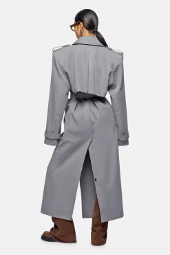 Hot THE ATTICO TRENCH Grey