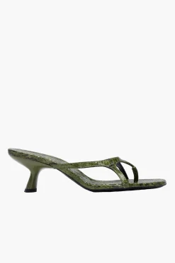 Outlet CHRISTOPHER ESBER HARLOWE TEXTURED MULE Verde